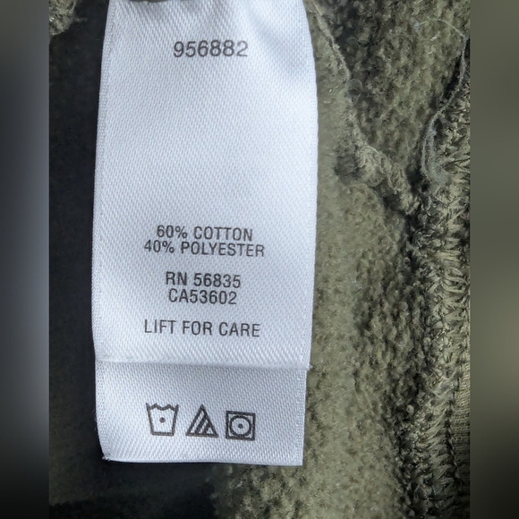 Cabelas XXL sweatshirt With Spellout Olive Green Embroidered - Picture 7 of 11